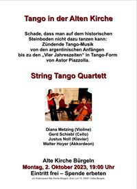 Plakat String Tango Quartett_1