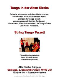Plakat String Tango